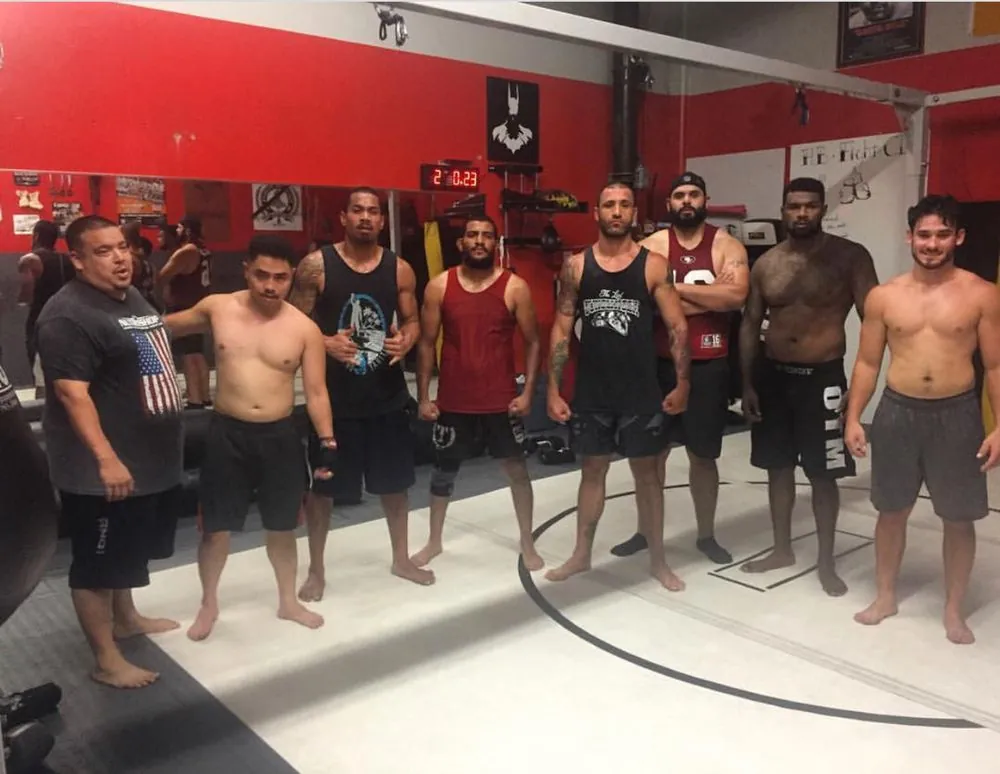 Fight Club team lineup at HB Fight Club Huntington Beach CA