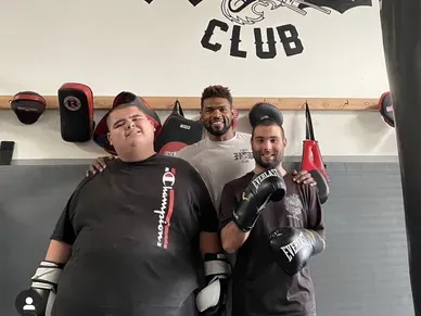 Special needs accommodating boxing activities at HB Fight Club Huntington Beach CA